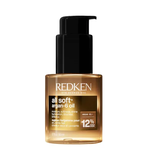 Redken Tratamiento de aceite de Argan 6 para cabello seco – Acondiciona profundamente el cabello, añade suavidad y brillo con aceite de argán