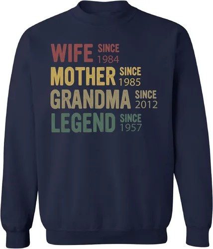Miniatura 31 de Sudadera con capucha personalizada con diseño de línea de tiempo de la familia vintage