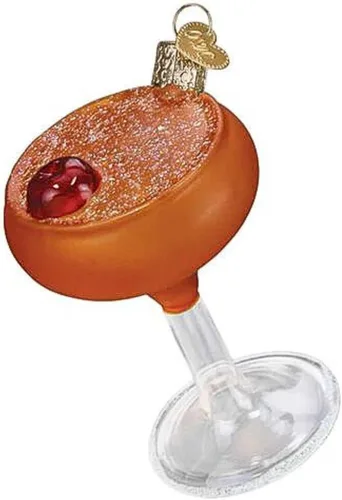Miniatura 8 de Old World Christmas Margarita - Adorno de vidrio soplado para árbol de Navidad, decoración navideña artesanal, colección de bebidas para adultos