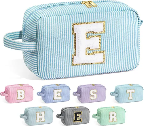 Miniatura 79 de Bolsa de Maquillaje con Inicial YOOLIFE - Regalos de Cumpleaños para Mujeres, Niñas, Mamá, Hija, Amigas, Hermana, Maestra, Regalos de Propuesta