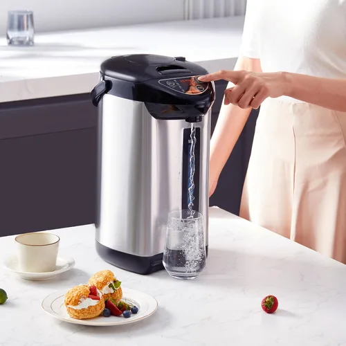 Miniatura 17 de VEVOR Dispensador de agua caliente, caldera y calentador de agua ajustable de 4 temperaturas, calentador de agua de encimera de acero inoxidable