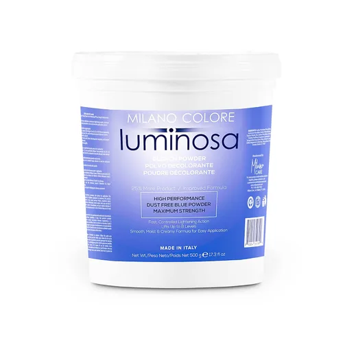 Miniatura 4 de Luminosa Blue Bleach Powder - Polvo blanqueador rápido para el cabello para reflejos, balayage y pintura, a base de plantas, hidratante, sin polvo