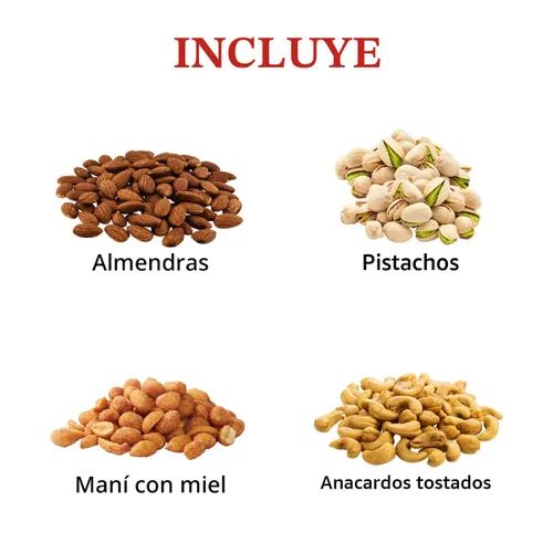 Miniatura 2 de Cesta de regalo de frutos secos para el día del padre, colección Gourmet Nuts Collection, caja de regalo de nueces mixtas de primera calidad, cesta