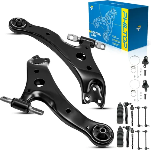 Miniatura 142 de PHILTOP Kit de suspensión delantera de 10 piezas, brazos de control inferiores con juntas de bola, eslabones de extremo de barra estabilizadora