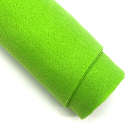 Miniatura 3 de Ice Fabrics - Tela de fieltro para manualidades por yarda - 72 pulgadas de ancho y 1.6 mm de grosor, fieltro acrílico verde manzana suave y duradero