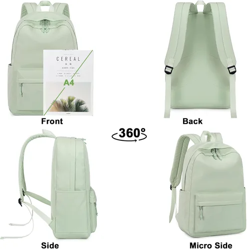 Miniatura 42 de Bluboon Juego de mochila para adolescentes, mochila escolar para niñas, lonchera y lápices, bolsas para estudiantes, 3 en 1, rosa-3 juegos, Escuela