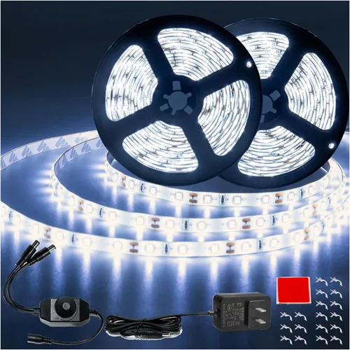 Miniatura 12 de Tira de luces LED impermeable, intensidad regulable, 16.4 pies / 5m, 300 LED SMD 2835