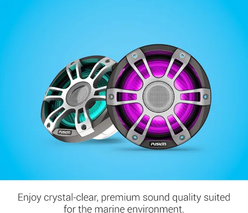 Miniatura 3 de Garmin Fusion Signature Series 3i - Altavoces coaxiales marinos, 6.5 pulgadas, 230 vatios, CRGBW, coaxiales, deportivos, color gris, (par)