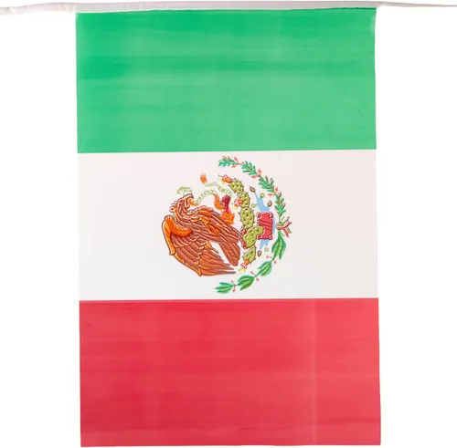Miniatura 2 de Bandera mexicana para exteriores (1 unidad) (1/paquete)