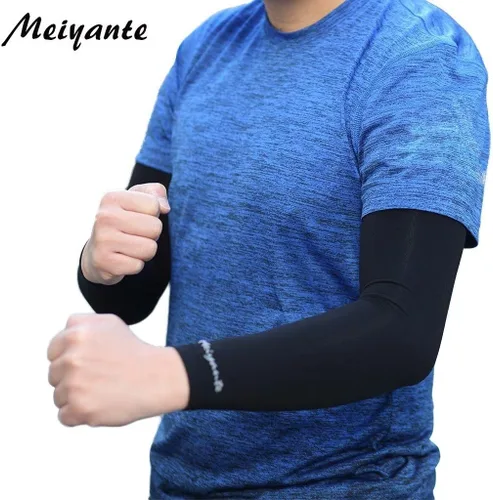 Miniatura 4 de Mangas de brazo para hombres y mujeres de trabajo, 1 par de protección solar UV UPF manga larga tatuaje cubre mangas para cubrir las mangas