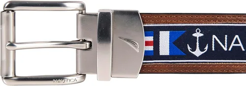 Miniatura 3 de Nautica Cinturón reversible para hombre con patrón de bandera