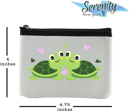 Miniatura 10 de Bee-You-Tiful Coin Purse Wallet Pouch For Women Small Card Change Bag With Zipper Mini Travel Purse For ID Case Makeup Card Novelty Bag