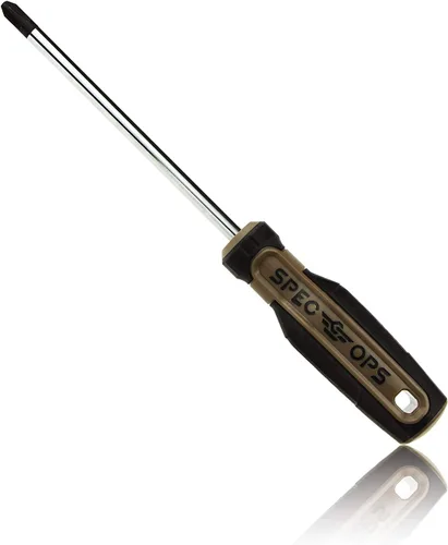 Miniatura 8 de Spec Ops Tools destornillador Phillips, #1 x 3", punta magnética, eje de acero Cr-Mo, 3% donado a veteranos