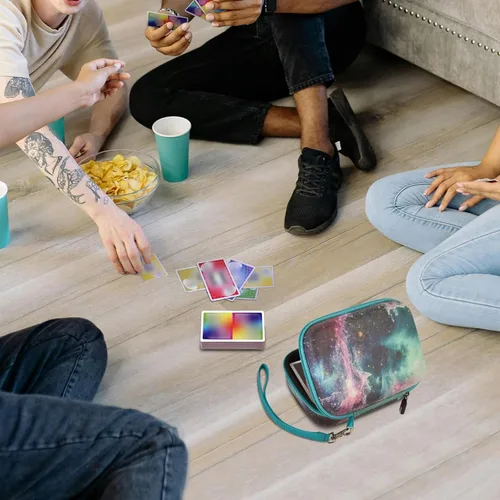 Miniatura 6 de Funda compatible con tarjetas PM TCG/para SKYJO/para cinco coronas/para UNO/para cartas de juego de fase 10, organizador de almacenamiento