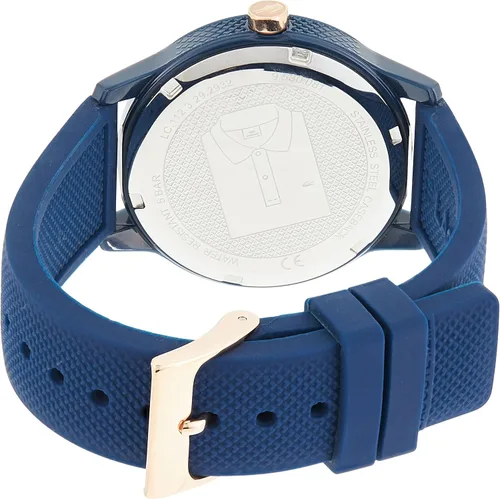 Miniatura 2 de Lacoste Reloj analógico de cuarzo clásico para mujer con correa de silicona 2001067, Azul