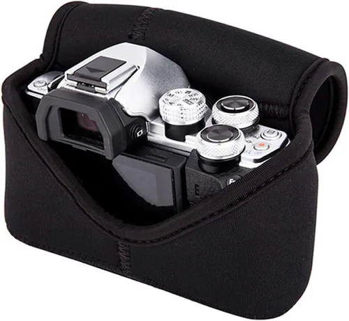 Miniatura 8 de JJC Funda de neopreno ultra ligera en negro para cámara, compatible con X-E4 X-T30 II X-T30 X-T20 X-T10 + lentes prime cortas, 18mm F1.4/ 27mm F2.8