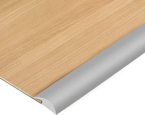 Miniatura 9 de BNELL Tira de molduras para bordes de alfombras y pisos, Tira de transición de piso autoadhesiva de PVC, Umbrales para puertas con una altura menor