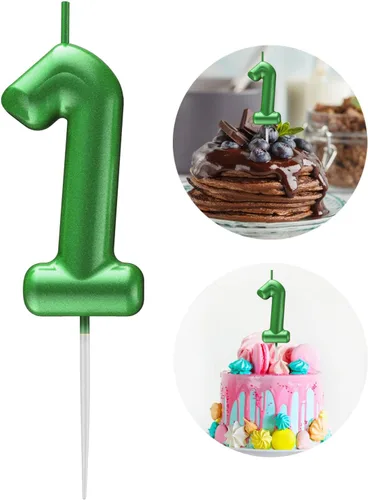 Miniatura 95 de Velas número 2 arcoíris con número 3D de feliz cumpleaños para decoración de fiesta de pastel de cumpleaños, suministros de celebración