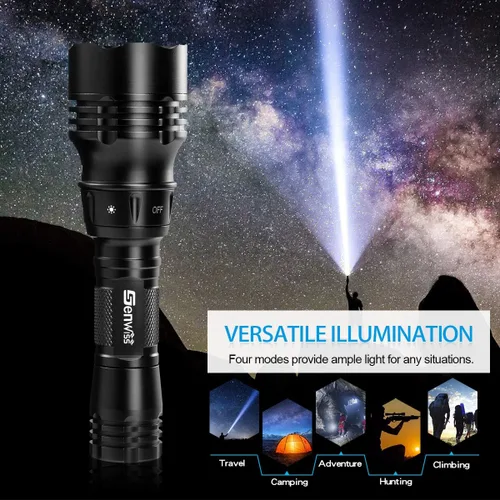 Miniatura 2 de Linterna de buceo de buceo de 2000 lúmenes impermeable submarino XM-L2 LED submarino luces titular con cargador para bajo el agua cueva de mar