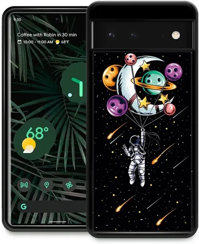 Miniatura 25 de ZHEGAILIAN Funda compatible con Google Pixel 7, diseño de esqueleto de encaje gótico victoriano, diseño de esqueleto de silicona suave, TPU