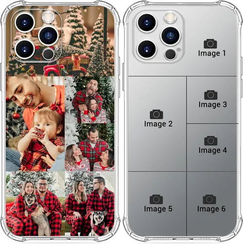 Miniatura 11 de Funda de teléfono con imagen personalizada para iPhone 17/16/15/14/13/12/11 y modelos (Air/Pro/Pro Max/Plus/Mini/XR/XS) - con bolsa de aire