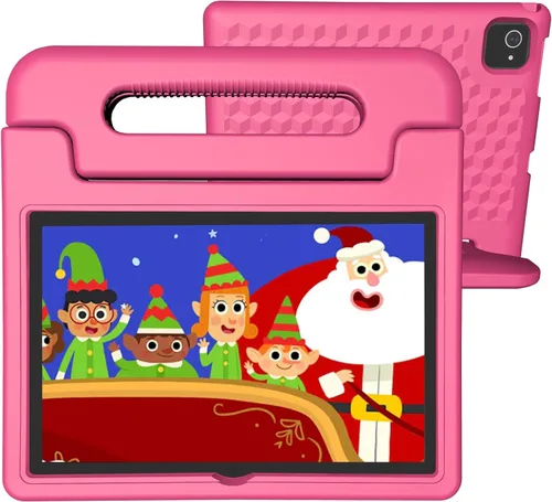 YACXBTK Tablet para niños de 3 a 12 años de 10.1 pulgadas Android 14 6000mAh 8GB RAM+64GB ROM (expandible a 1TB) Tablet para niños WiFi6 Google Kids