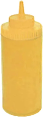 Miniatura 15 de Winco Juego de botellas exprimibles de 6 piezas, 8 onzas, color rojo, mediano