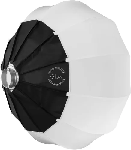Miniatura 2 de Glow Linterna de bola rápida de 25 pulgadas con juego de falda y anillo de velocidad de montaje Bowens