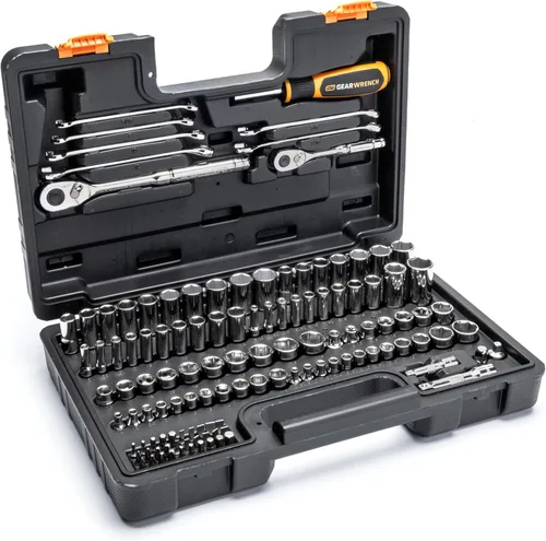 Miniatura 6 de GEARWRENCH Juego de herramientas mecánicas SAE/métricas de 202 piezas, unidades de 1/4", 3/8" y 1/2" GW72MLCBMTS