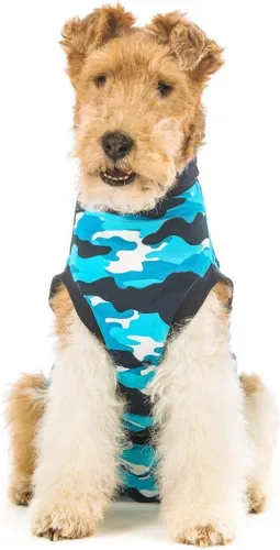 Miniatura 12 de Traje de recuperación Suitical para perros, de color negro, XXS, Negro