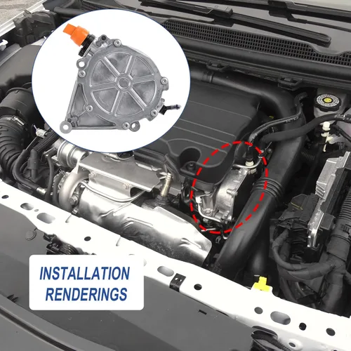 Miniatura 6 de 11667640279 Bomba de vacío de refuerzo de freno compatible con BMW 125i 320i 328i 528i X1 X3 X4 Z4 E84 E89 F10 F20 F21 F25 F30 2011-2017