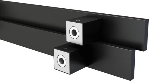 Miniatura 9 de BARNSMITH Manija de puerta de granero de 18" de empuje y tracción, manija de puerta comercial de acero inoxidable Grade-304 resistente cuadrada