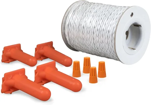 PetSafe Kit de alambre trenzado para valla enterrada, 100 pies de alambre pretrenzado para una instalación más rápida de la empresa matriz de la