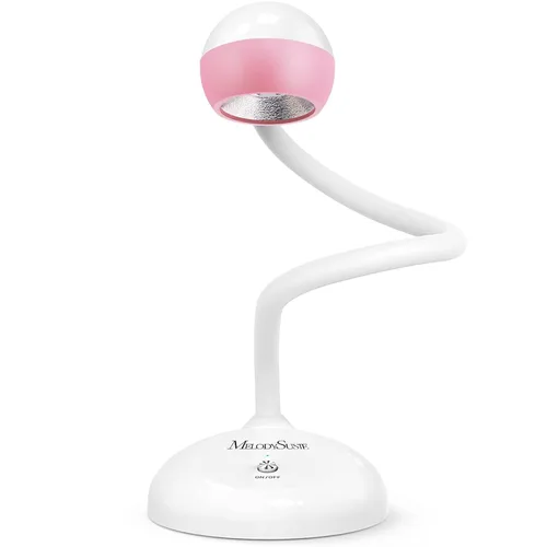 Miniatura 10 de MelodySusie Lámpara de uñas UV inalámbrica con cuello de cisne con ángulo de luz ajustable, S-Pro09M 2 en 1, recargable, secado rápido, seca todos