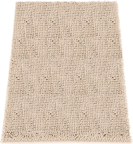 Miniatura 34 de Alfombra absorbente para perros para patas sucias, 120" x 36" alfombras de chenilla para interiores para la entrada, alfombra antideslizante lavable