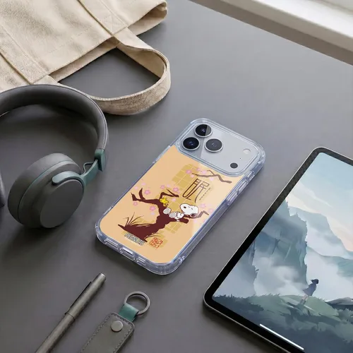 Miniatura 511 de Carcasa de gel para iPhone 7 Plus/iPhone 8 Plus, diseño de Snoopy Oriental de Peanuts, Badges