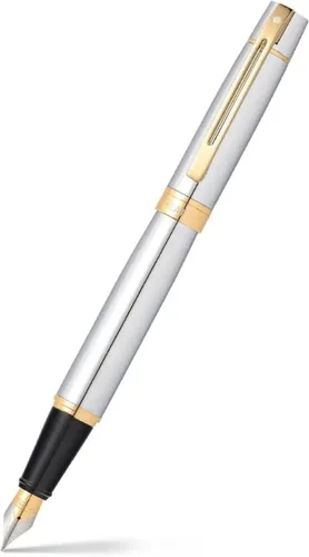 Miniatura 13 de Sheaffer 300 - Bolígrafo de punta redonda con detalles en cromo y tono dorado Ribete cromado/dorado