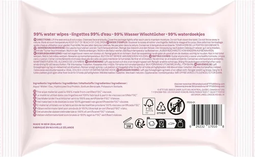 Miniatura 7 de ATTITUDE Toallitas de agua para bebés, verificadas por EWG, seguras para recién nacidos, sin perfume y sin fragancia, 99% de agua, suaves e