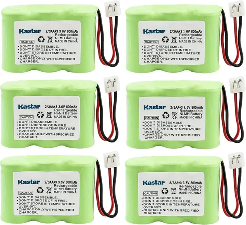 Miniatura 6 de Kastar Paquete de 1 batería de repuesto Ni-MH de 3.6V 800mAh para Radio Shack SP-806, SP-807 CS0139, CS90016, CS90017, ET521, ET551, SP502, SP503
