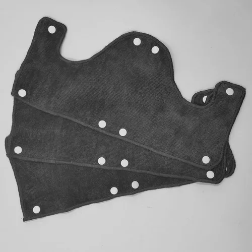 Miniatura 8 de Banda para el sudor para sombrero duro grande de color gris oscuro, forro de sombrero duro reutilizable y lavable de terry de algodón, se ajusta