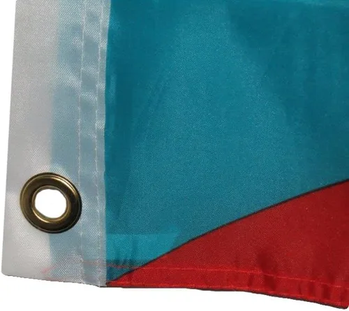 Miniatura 2 de Bandera de Puerto Rico azul claro de 3 x 5 pies 3 x 5 pies con ojales de latón, doble costura, resistente a la decoloración, calidad premium