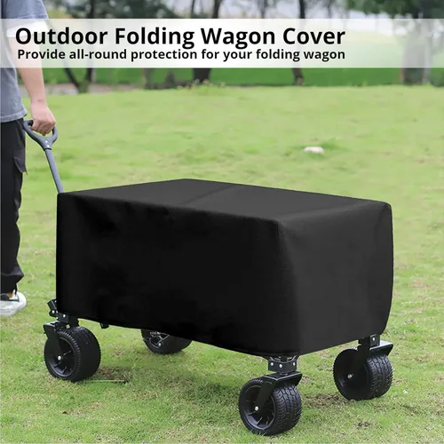 Miniatura 3 de Funda plegable para carro de jardín 600D, cubierta protectora de tela Oxford 600D, cubierta impermeable para carrito de jardín, cubiertas
