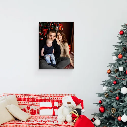 Miniatura 3 de GagetElec Foto personalizada al lienzo, impresiones en lienzo personalizadas con tus fotos (6 x 8 pulgadas enmarcadas), regalos de Navidad