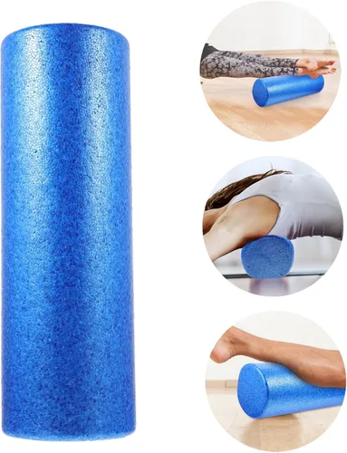 Miniatura 8 de Healifty Rodillo masajeador muscular, columna de yoga, espuma de alta densidad, rodillo de relajación para alivio muscular, masajeador corporal azul
