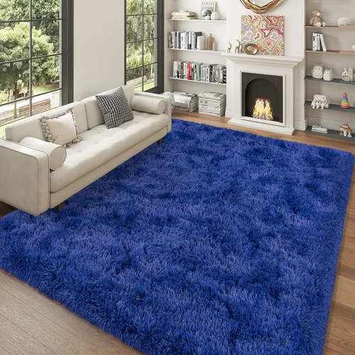 Miniatura 30 de Dssimo - Alfombra superesponjosa para la habitación, alfombra de área moderna, pequeña, suave y acogedora de felpa para niños, niñas y adolescentes