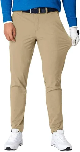 JMIERR Pantalones de golf para hombre, elásticos, ajustados, para correr, viajes, trabajo, pantalones de vestir chinos para hombre