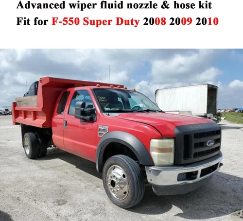 Miniatura 6 de 7C3Z-17K605-A Kit de manguera de boquilla de líquido de limpiaparabrisas para Ford Super Duty F-250 F-350 F-450 F-550 F-550 Boquillas de chorro