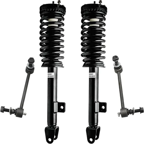 Miniatura 94 de Detroit Axle - 4 barras estabilizadoras de puntales delanteros para Kia Forte Koup 10-13 12-13 Forte5, puntales y barras estabilizadoras de resorte