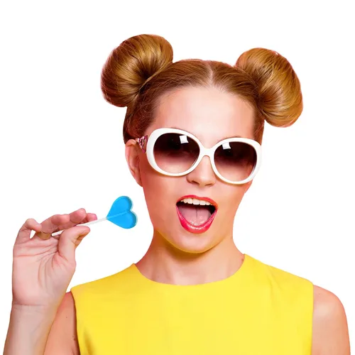 Miniatura 2 de Fruidles paletas mini con forma de corazón con sabor delicioso, envueltas individualmente, paleta de 0.18 oz (30 paletas, azul-frambuesa)