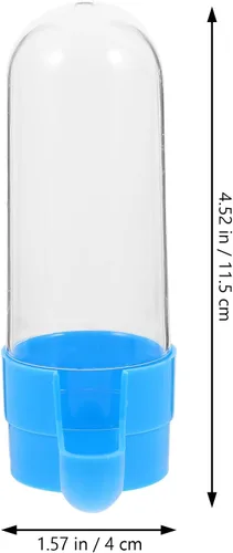 Miniatura 2 de Generic Comedero de agua para pájaros, 2 unidades, dispensador de alimentos para pájaros y mascotas, dispensador de agua automático suspendido